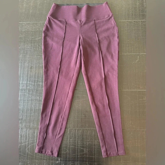 Women's NINE WEST PANTS Stretch Pants size Medium Burgundy - Picture 2 of 4